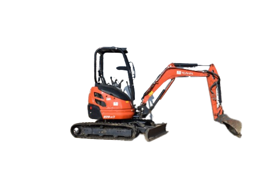 Kubota 2 binnen draaier 2180 KG - Tuinmachinesverhuur Kleijnen - 1