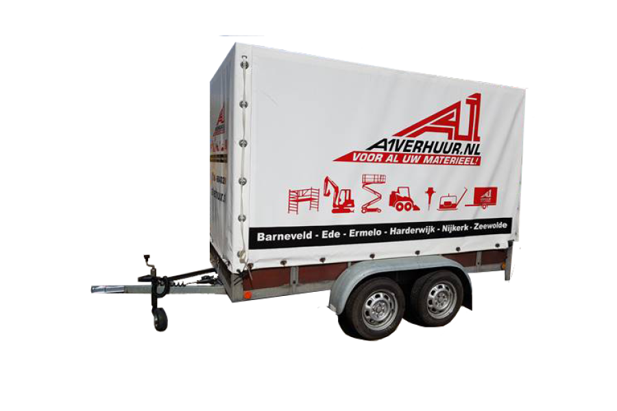 Aanhangwagen tandemasser huif - A1 Verhuur B.V. - 1