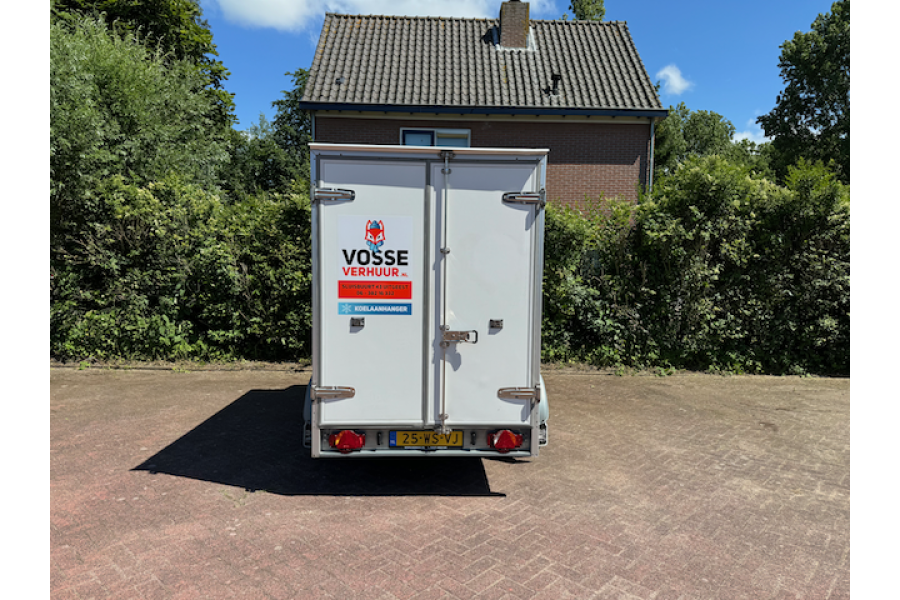 Koelaanhanger dubbelasser 3,0x1,5x1,8 meter (2500KG) - Vosse verhuur - 4