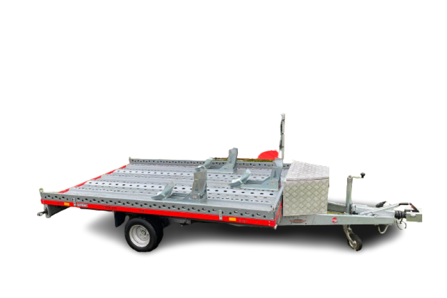 Geremde motoraanhanger - Trekbak - 1