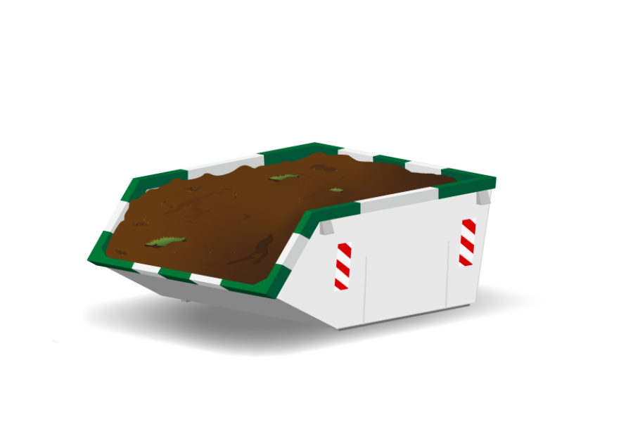 3m³ Grondafvalcontainer - Goedkopecontainer.nl - 3