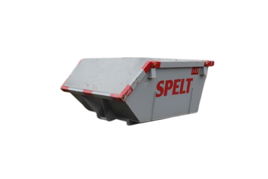 3m³ Bouw- en sloopafvalcontainer - Spelt Afvalinzameling - 1
