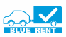 Blue Rent Aanhanger verhuur logo
