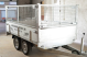 Dubbelas aanhanger | 250×130 cm logo