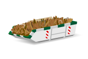 Houtafvalcontainer