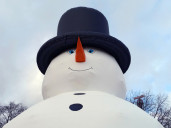 Sneeuwpop opblaasbaar - Huren.nl - 3