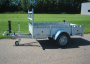 Open aanhanger | Geremde enkelasser