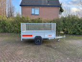 Groenaanhanger enkelasser 2,5x1,3x1,0 meter (750KG)