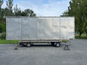 Reclame-aanhanger groot  8,3 x 2,7 meter