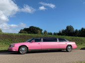 Roze limousine