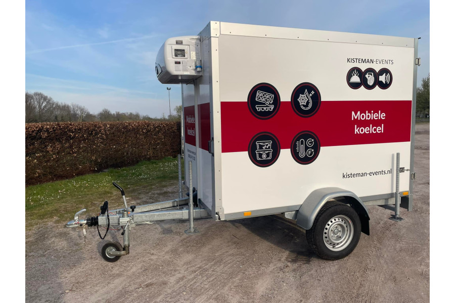 Enkelassige koelaanhanger - Kisteman-events - 4