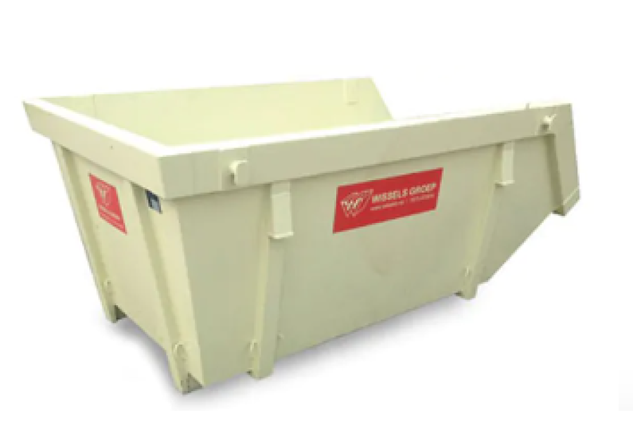 3m³ Dak met isolatie afvalcontainer - Wissels Afvaltransport - 1