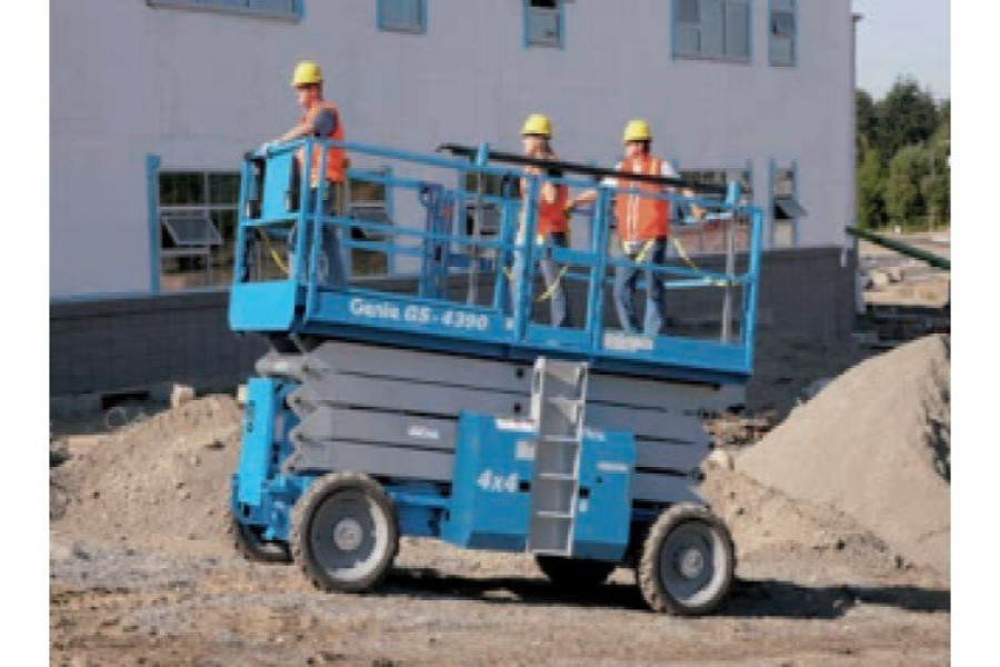 Schaarhoogwerker diesel - 12,00 meter - De Visser Verhuur - 1