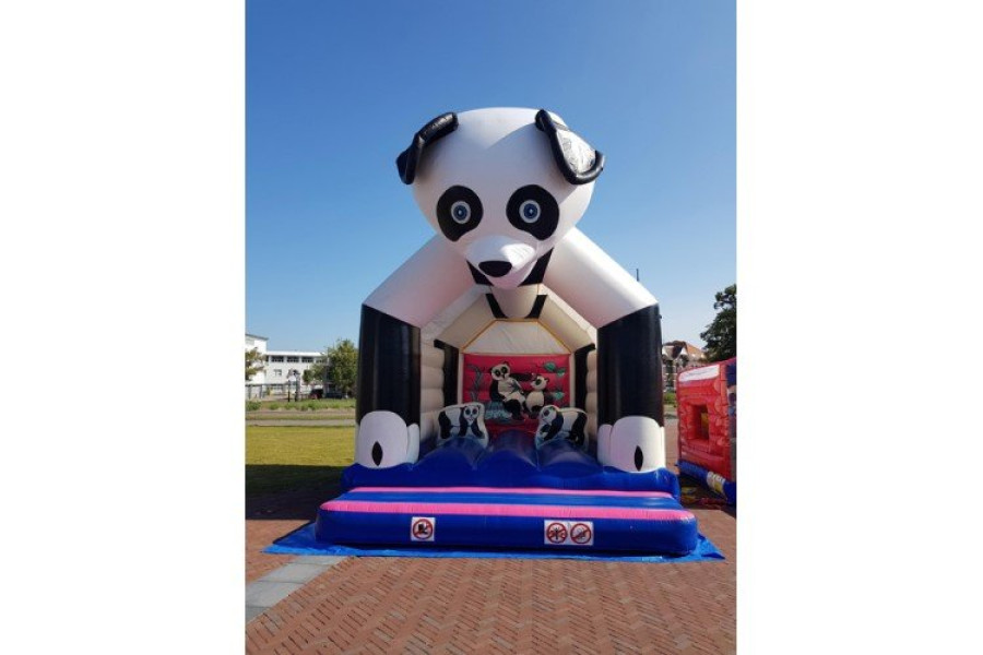 Springkussen overdekt | Panda - Yvons springkussenverhuur - 1