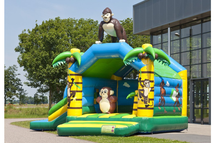 Springkussen overdekt | Gorilla - Yvons springkussenverhuur - 1