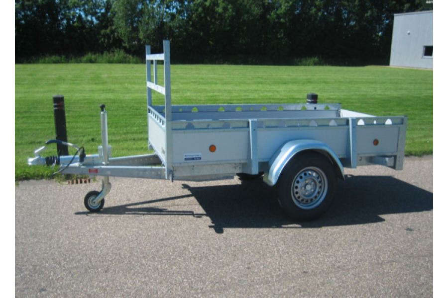 Open aanhanger | Geremde enkelasser - Aanhangertotaal - 1