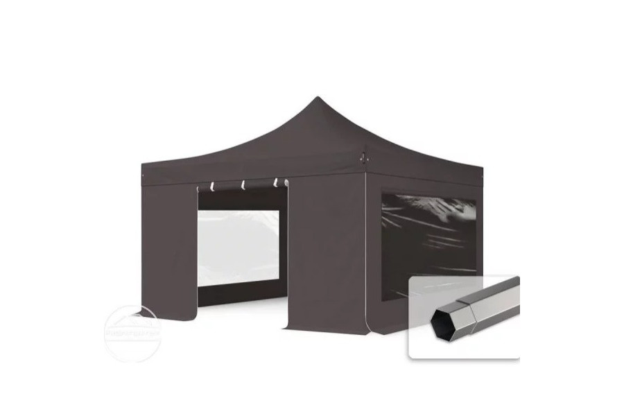 Partytent-donkergrijs2