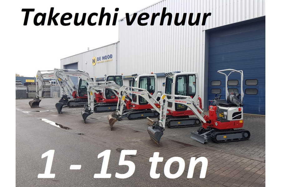 Minigraver 1000 kg - De Nood Groep B.V. - 2