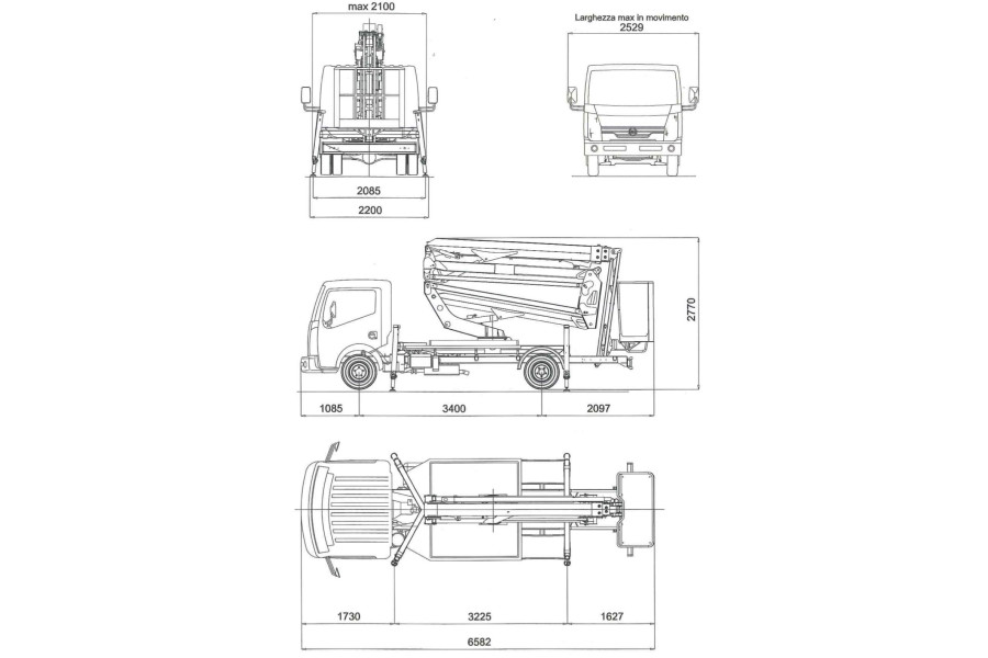 Autohoogwerker 21 meter (incl. operator) huren
