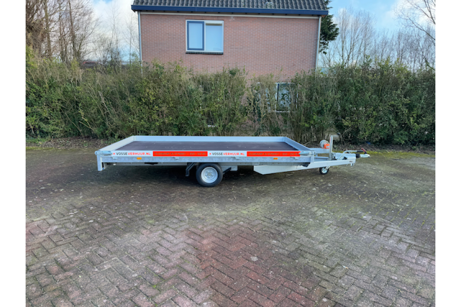 Autotransporter enkelasser 3,5x2,0 meter (1500KG) - Vosse verhuur - 1