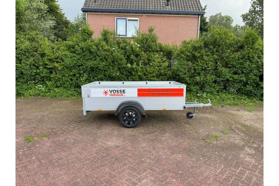 Bagagewagen 2,51x1,26x0,48 meter (750KG) - Vosse verhuur - 1