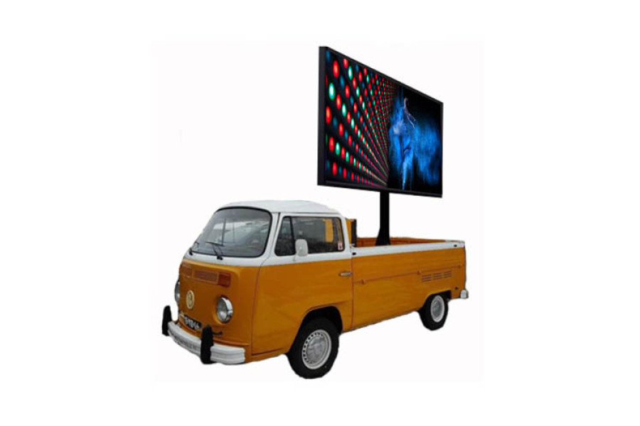 Ledschermbus huren QledX VW T2 - QledX grote ledschermen - 1