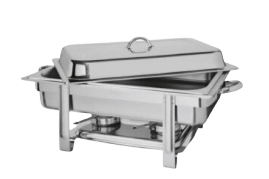Chafing dish complete set - Edwin Smulders Verhuur & Foodtruck - 1