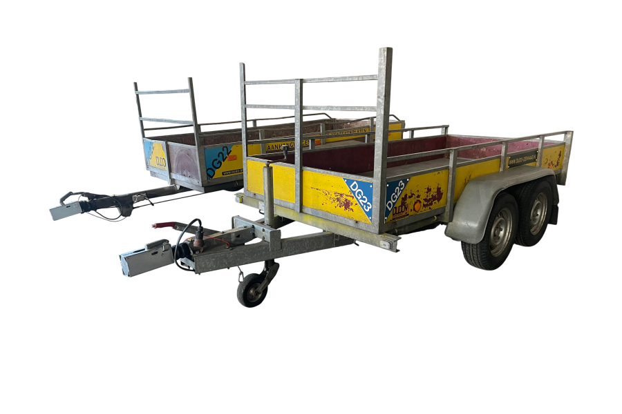 DU-DO Aanhangwagens | Open aanhanger van 9,4m3