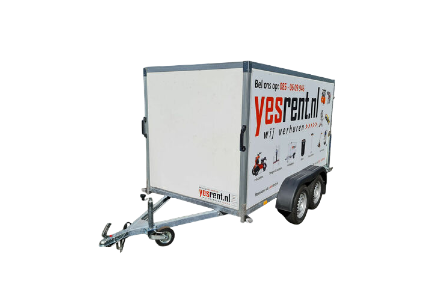 Aanhanger met huif 205x120x150 cm - Masta Aanhangwagens - 1