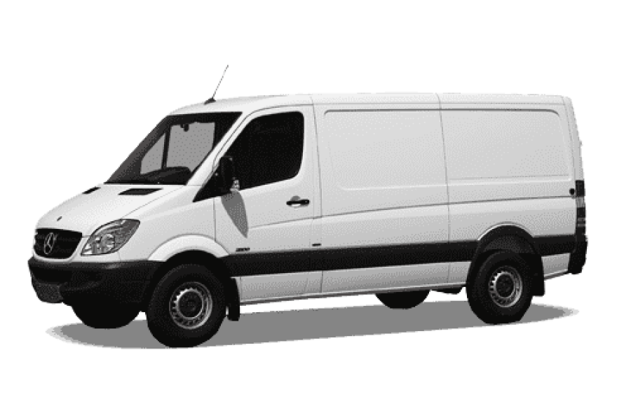 Bestelbus Mercedes Sprinter 2x lang - Blue Rent a Car Den Bosch - 1