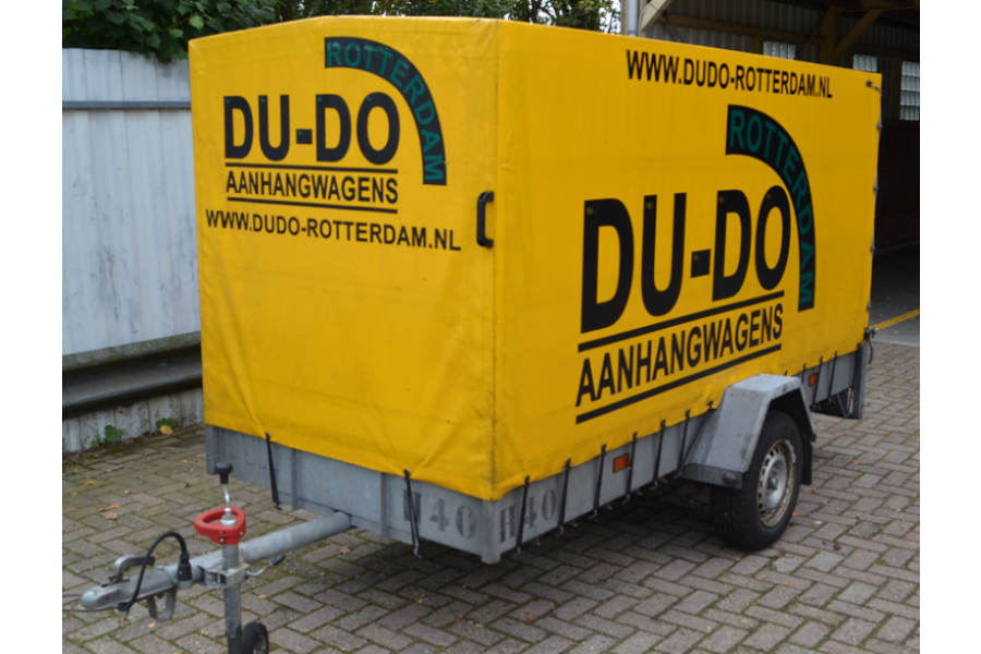 DU-DO Aanhangwagens | Gesloten aanhanger met huis van 5,6m3
