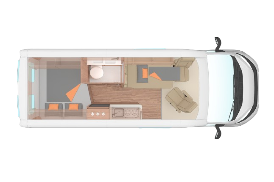 2-persoonscamper - Up North Camperverhuur B.V. - 1