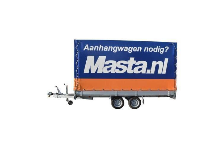 Tandemaanhanger huif 405x178x210 cm - Masta Aanhangwagens - 1