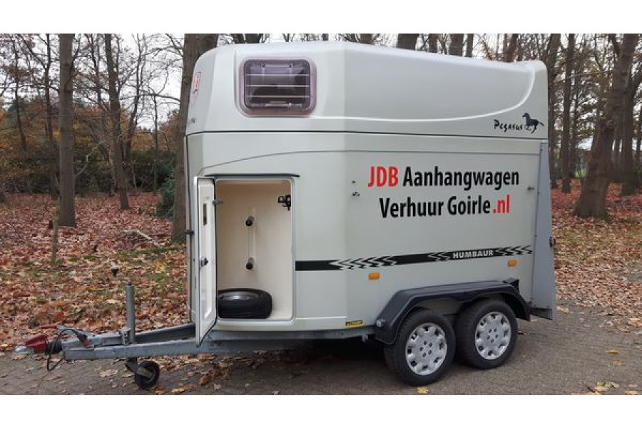 Paardentrailer | 2 paarden - JDB Aanhangwagen verhuur Goirle - 1