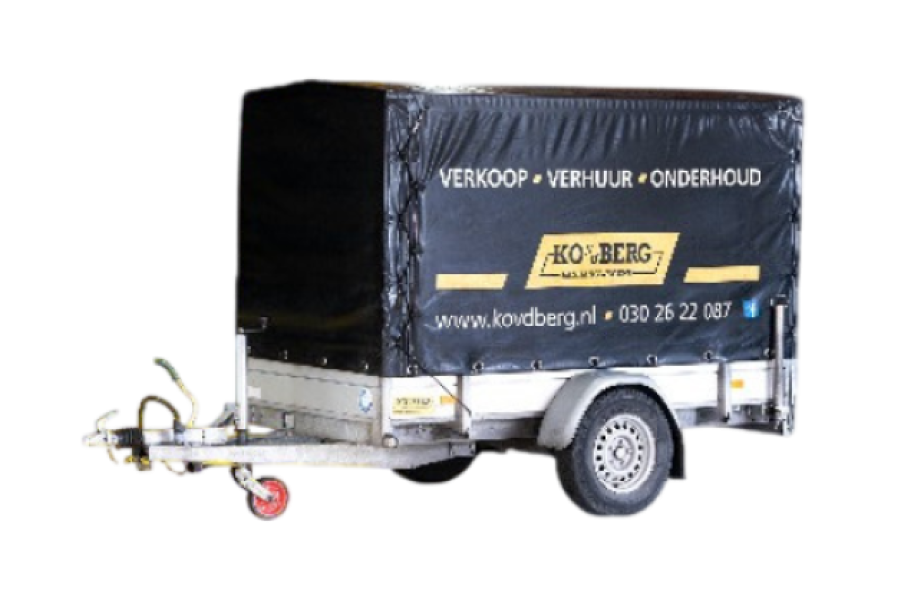 Aanhanger met huif | 1000 kg - Ko v/d Berg - 1
