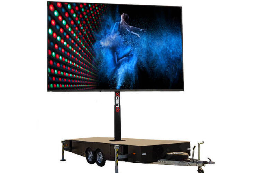 Mobiel LED scherm 4 x 7 meter - QledX grote ledschermen - 2