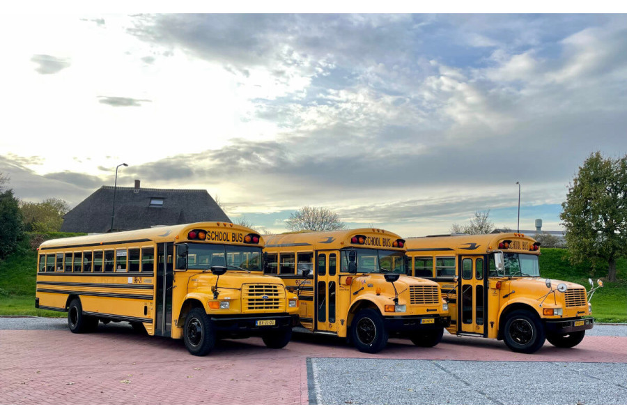 Amerikaanse schoolbus - P. Verbeek - 2