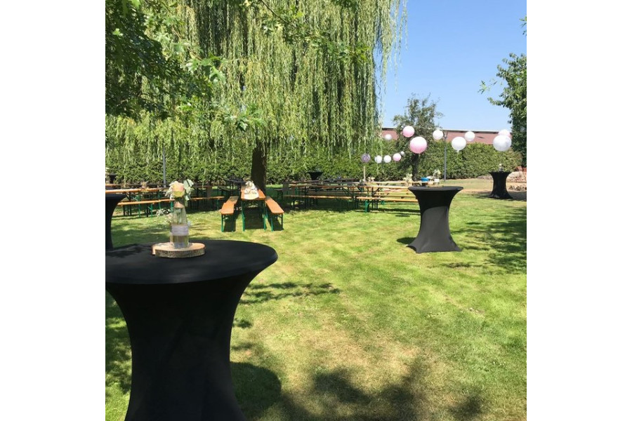 Statafel rond - Zwart/grijs - Lumineux - 2