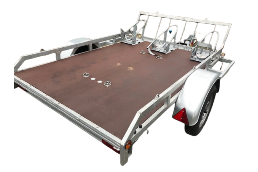 Motoraanhanger - Trekbak - 1