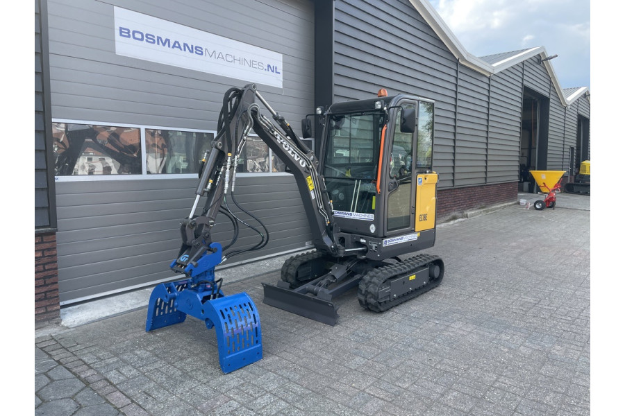 Minigraafmachine | 1,8 ton - Bosmans Machines B.V. verhuur - verkoop - 2