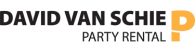 David van Schie party rental logo