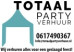 Totaal Partyverhuur logo