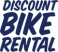 Discount bike rental logo