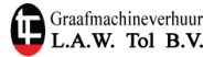 Graafmachine verhuur L.A.W. Tol B.V. logo