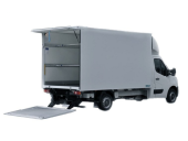 Bakwagen met laadklep