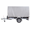 Aanhanger met huif 252x125x145 cm