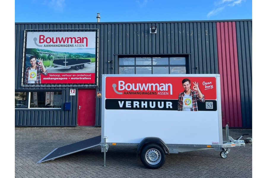 Gesloten aanhanger | 1500 kg - Bouwman Aanhangwagens Assen B.V. - 1