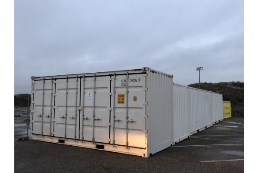 20ft Side opslagcontainer | 37,4 m3 - Container Hotel - 1