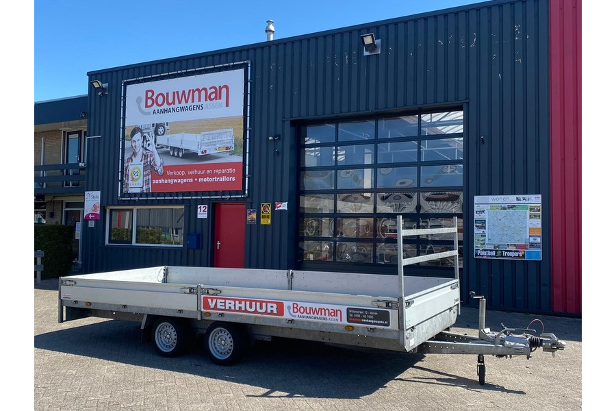 Tandem open aanhanger | 502x200 - Bouwman Aanhangwagens Assen - 1