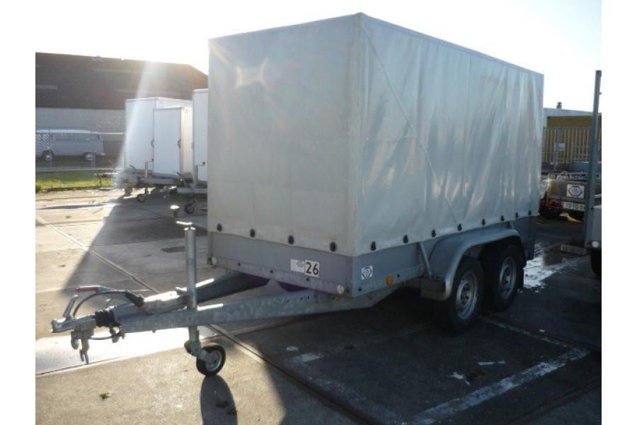 Aanhanger met huif | Tandemas huif 3 m - Aanhangwagenbedrijf van de Burgwal - 1